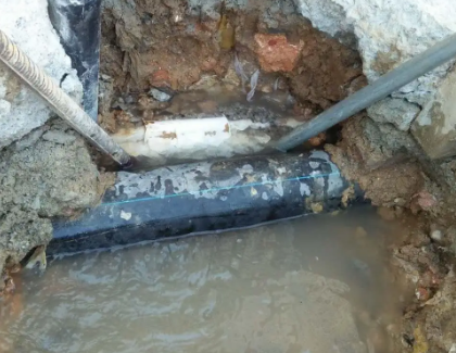 泽普测漏水之水管漏水